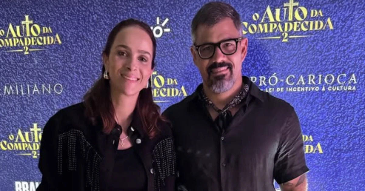 Leticia e Juliano Cazarré Brilham na Pré-Estreia de 'O Auto da Compadecida 2' no Rio