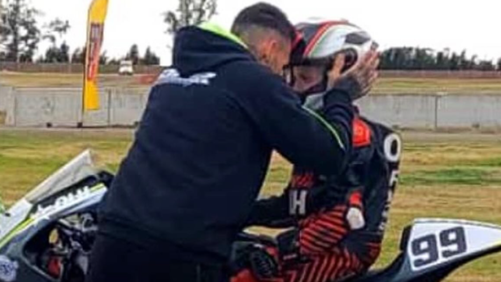 Postagem de Diego Pierluigi com quem Lorenzo treinou