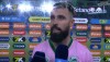 Jandrei, goleiro do Juventude, em zona mista no Maracanã