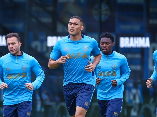 Grêmio se reapresentou nesta terça-feira (28) após a vitória sobre o Juventude