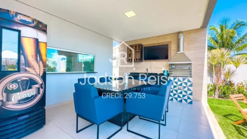 Casa que Davi se hospedou, em Barra do Jacuípe - Foto: Divulgação