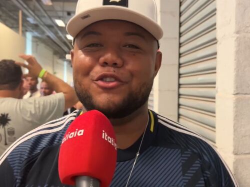 Brabo Gordinho, influenciador digital, na Arena Independência para a final da Copa Itatiaia KTO