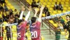 JF Vôlei e Montes Claros em partida neste sábado (4) pelo Campeonato Mineiro Masculino de Vôlei