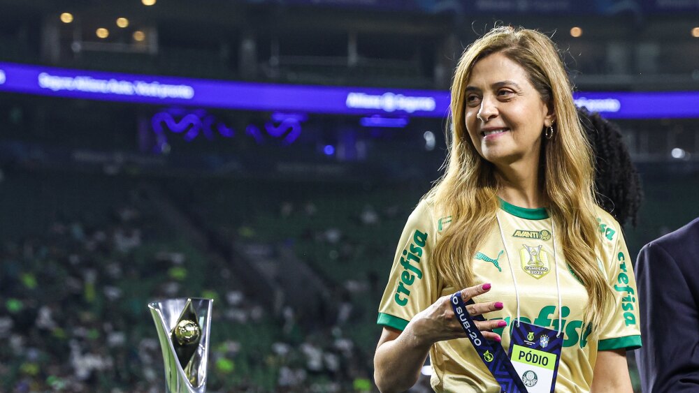 Leila Pereira bate Savério Orlandi e é reeleita presidente do Palmeiras - Rádio Itatiaia