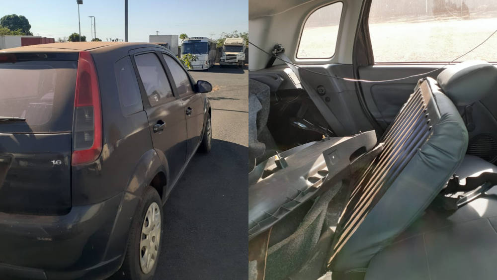 Carro Ford Fiesta preto