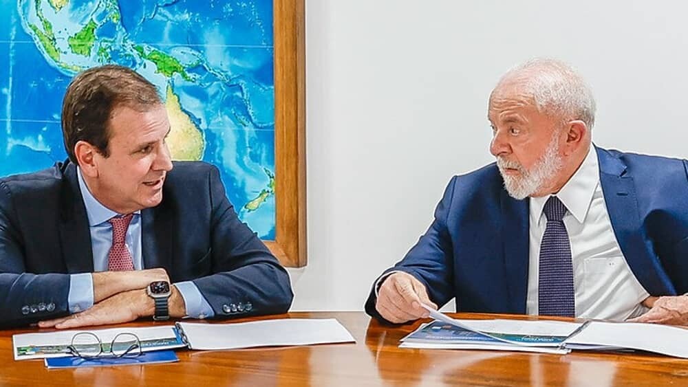 Presidente Lula e prefeito do Rio, Eduardo Paes, mantêm boa relação
