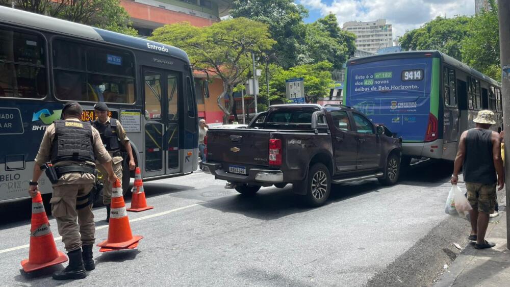 Perseguição policial no Centro de BH