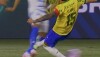 Gustavo Gómez e Wanderson disputaram a bola em Palmeiras x Cruzeiro