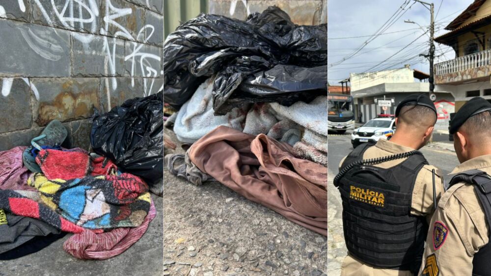 Polícia Civil foi acionada no local e investiga abandono e morte do recém-nascido em rua da região Norte de BH