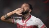 Giovanni celebra gol em confronto contra o Atlético-GO neste domingo (26)