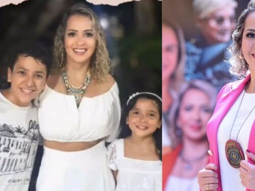 Amanda e os filhos