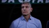 Técnico Martín Palermo, do Fortaleza, durante jogo contra o Vasco pelo Campeonato Brasileiro