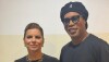 Atriz Débora Bloch e Ronaldinho Gaúcho