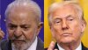 Os presidentes do Brasil, Lula (esq.), e dos Estados Unidos, Donald Trump (dir.)