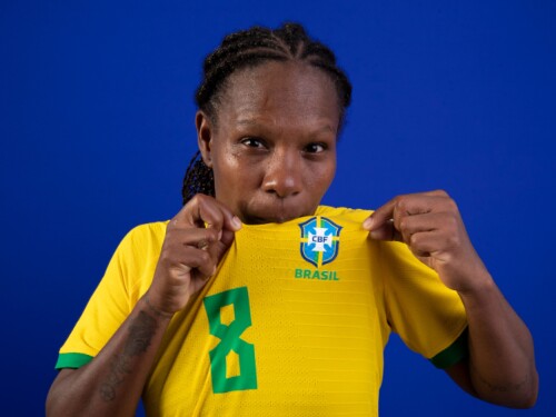 Formiga em foto de divulgação da CBF em 2021