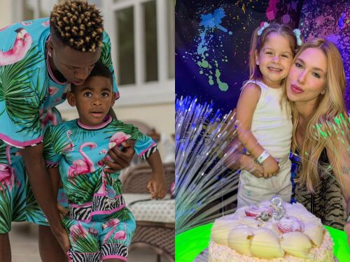 Irmão de Vini Jr. está na casa de Virginia para festa de 3 anos de Maria de Flor