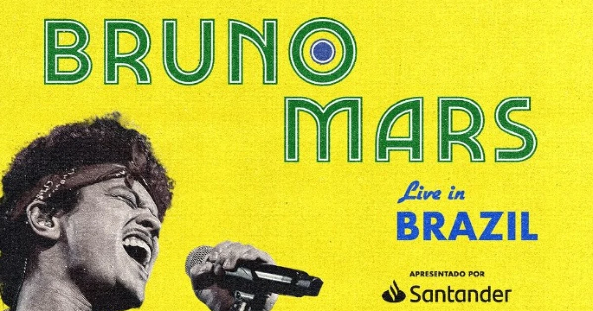 Últimas Chance: Compre Ingressos para o Show de Bruno Mars em BH