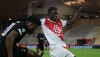 Jogadores de Monaco e Tottenham em ação pela Uefa Champions League