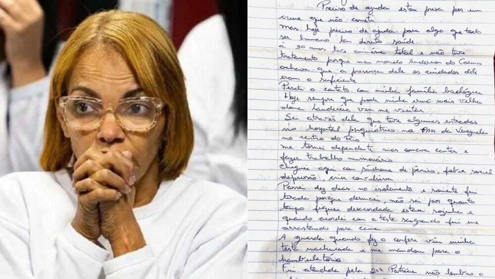 Em carta, Flordelis revela crises de pânico e AVC e pede socorro: 'Morrendo na prisão' - Rádio Itatiaia