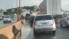 Pancada de chuva alaga o Anel Rodoviário de BH e complica o trânsito
