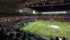 Mosaico completo no Allianz Parque antes do jogo entre Palmeiras e Cruzeiro