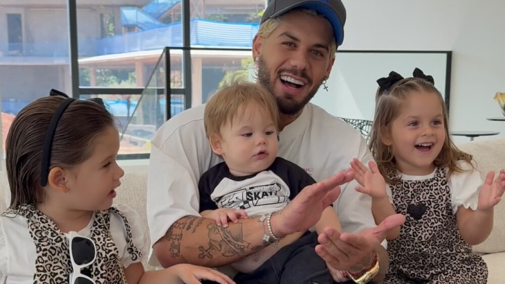 Zé Felipe passa dia com os filhos após ser detonado e viagem de Virginia - Rádio Itatiaia