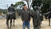 Leonardo Jardim durante folga em Cordisburgo, no interior de Minas Gerais