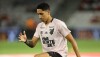 Felipinho no aquecimento pré-jogo do Athletico contra o Amazonas