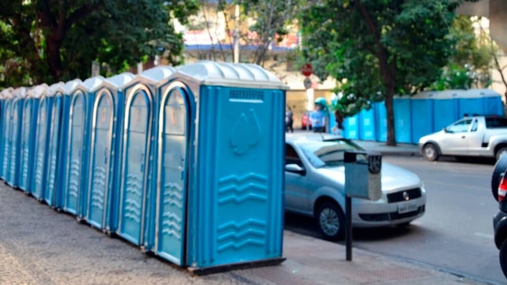 Banheiros químicos serão distribuídos por toda a cidade durante o Carnaval