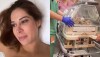 Maíra Cardi mostra a filha recém-nascida, Eloah, na UTI