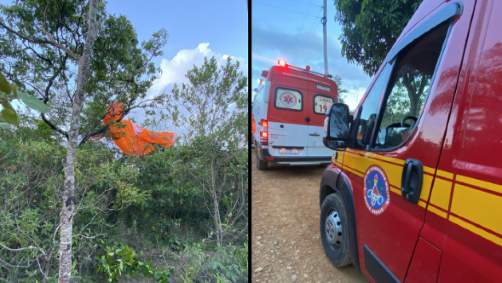 mal súbito paraglider sete lagoas