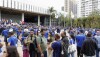 Servidores se mobilizaram na Praça da Assembleia e no hall do Palácio da Inconfidência para acompanhar audiência pública sobre a privatização da Copasa