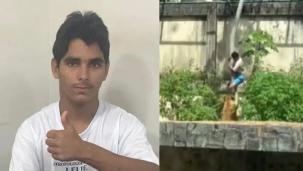 “Vaqueirinho”, de 19 anos, morre após invadir jaula de leoa na Bica; Polícia o prendeu mais de dez vezes “Vaqueirinho”, de 19 anos, morre após invadir jaula de leoa na Bica; Polícia o prendeu mais de dez vezes