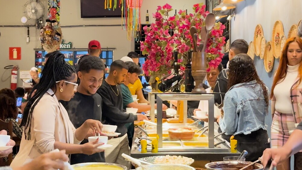 Rodízio de caldos do Celsinho Grill