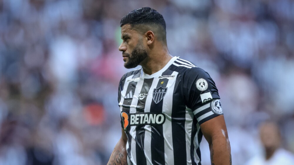 Hulk, atacante do Atlético, em jogo contra o Bahia